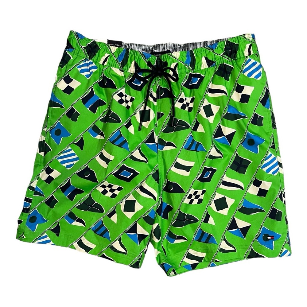 NWT Tommy Hilfiger Seasonal Key Item Swim Trunks Large